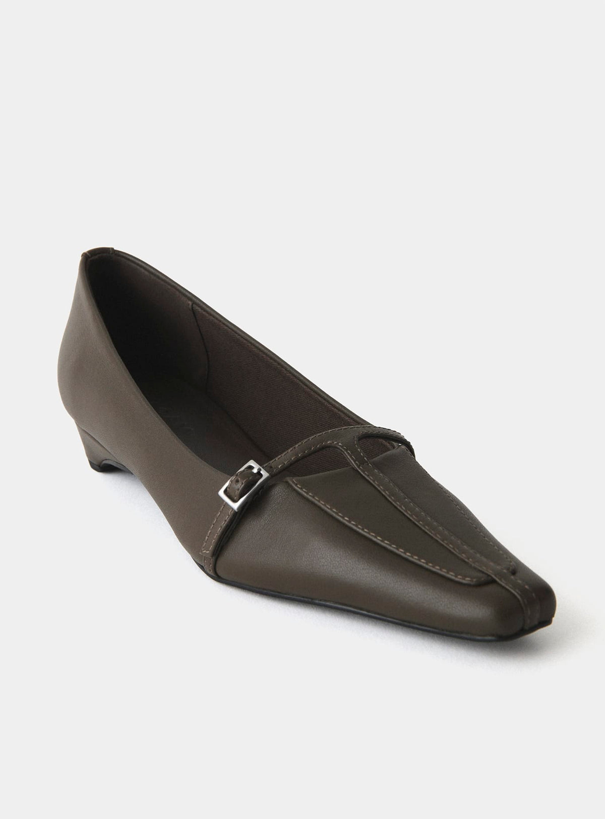 MIA LEATHER KITTEN HEELS
