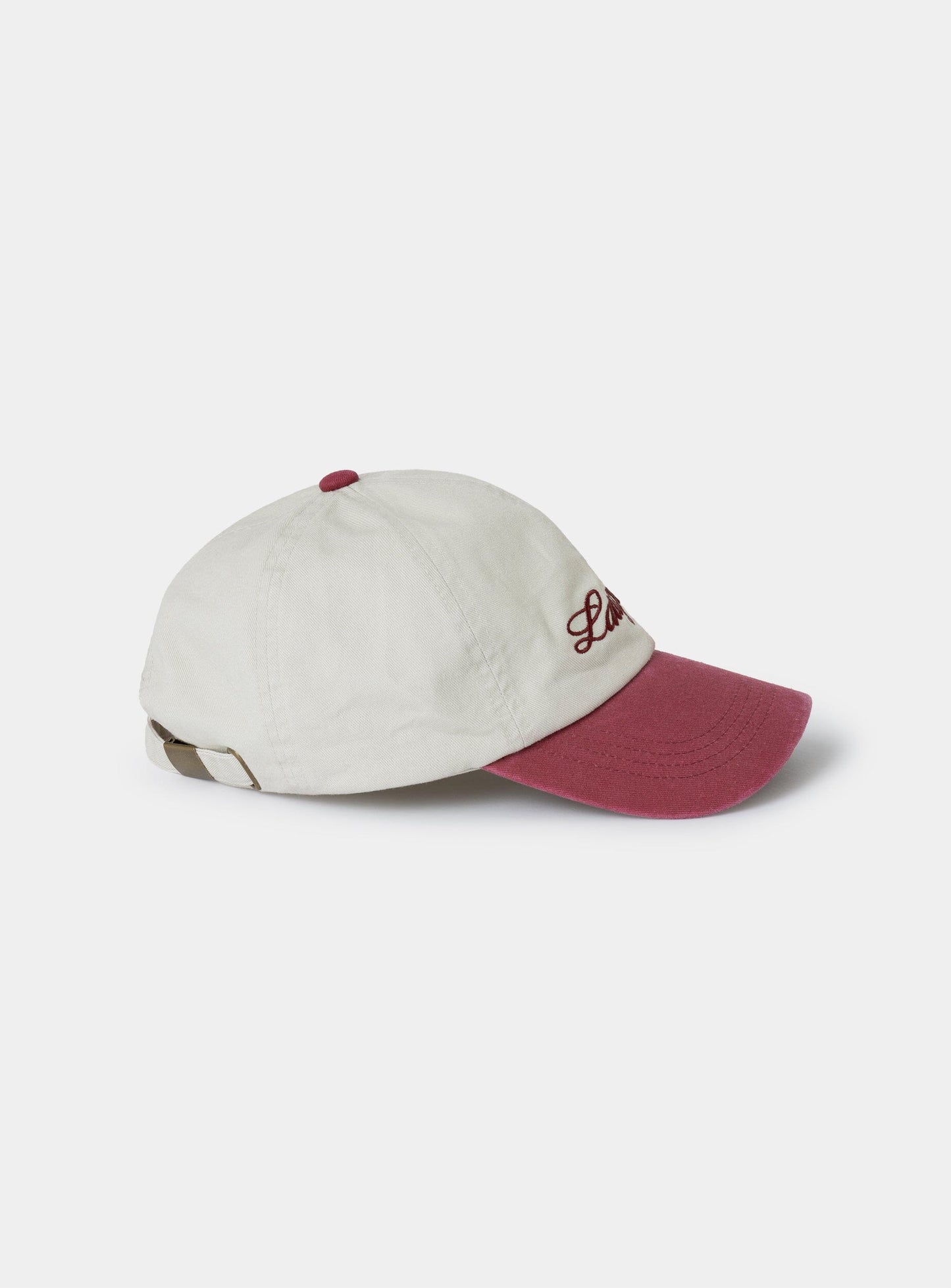 BICOLOR EMBROIDERED LOGO CAP