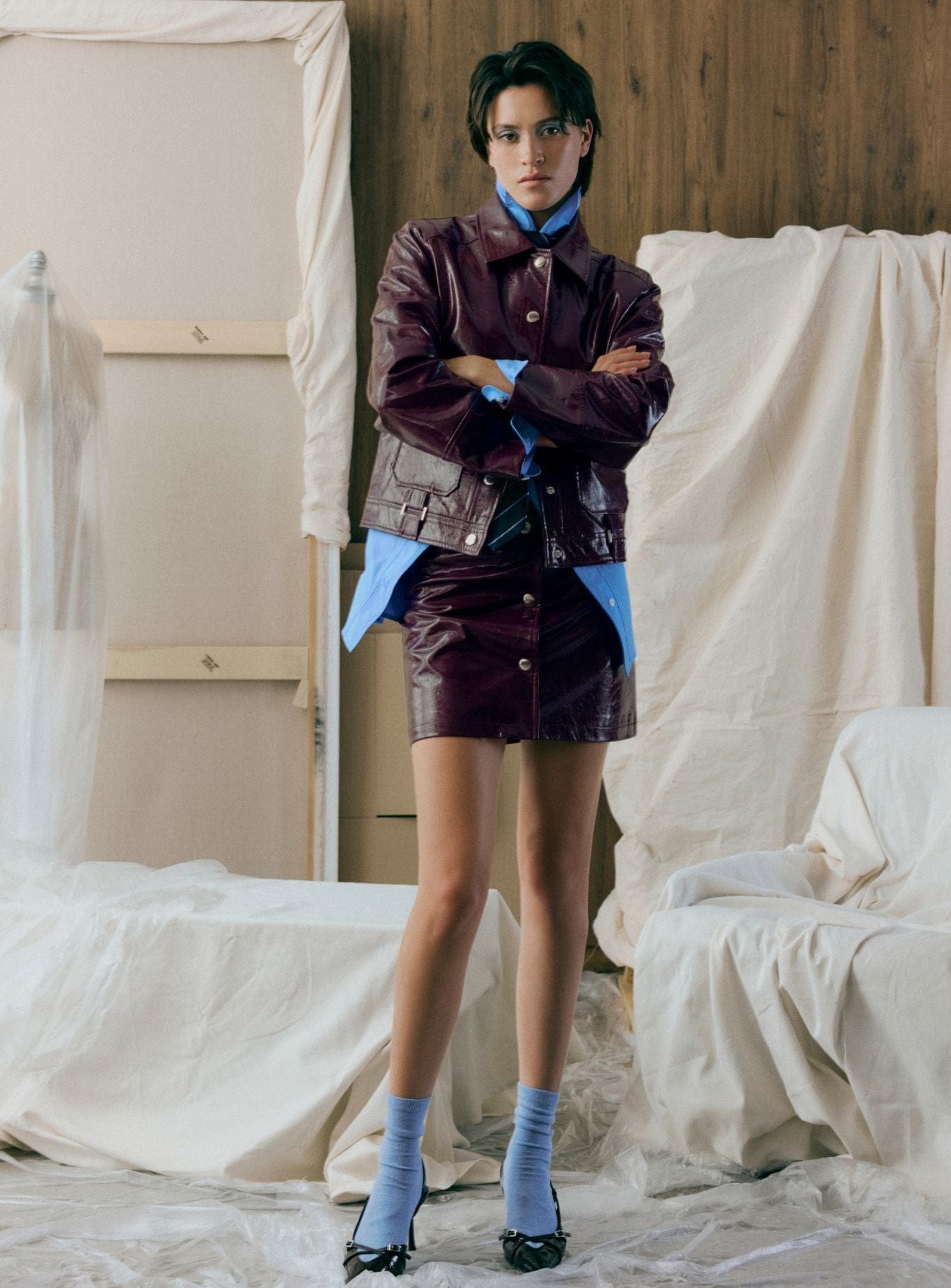 BRUNA PLUM JACKET