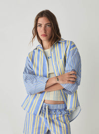 CAOS BLUE POPLIN SHIRT