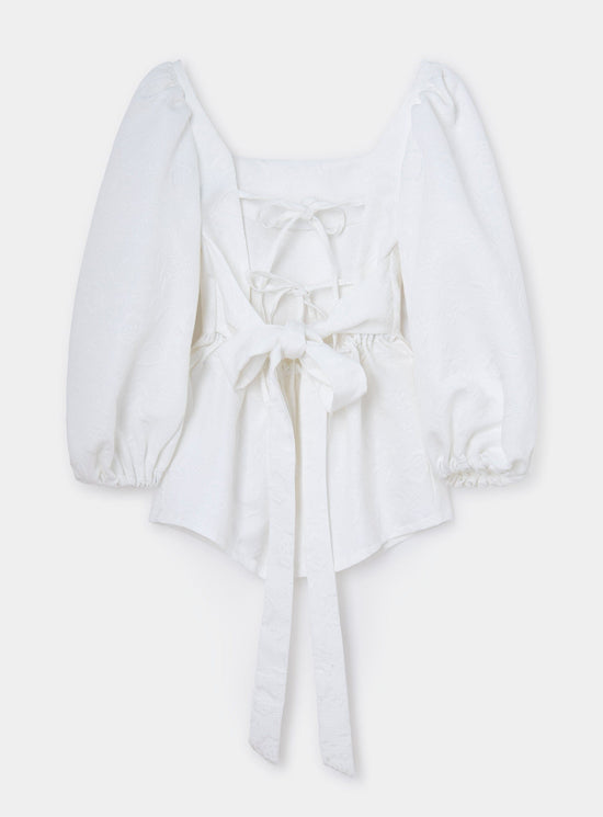 CECILE WHITE BLOUSE – LAAGAM