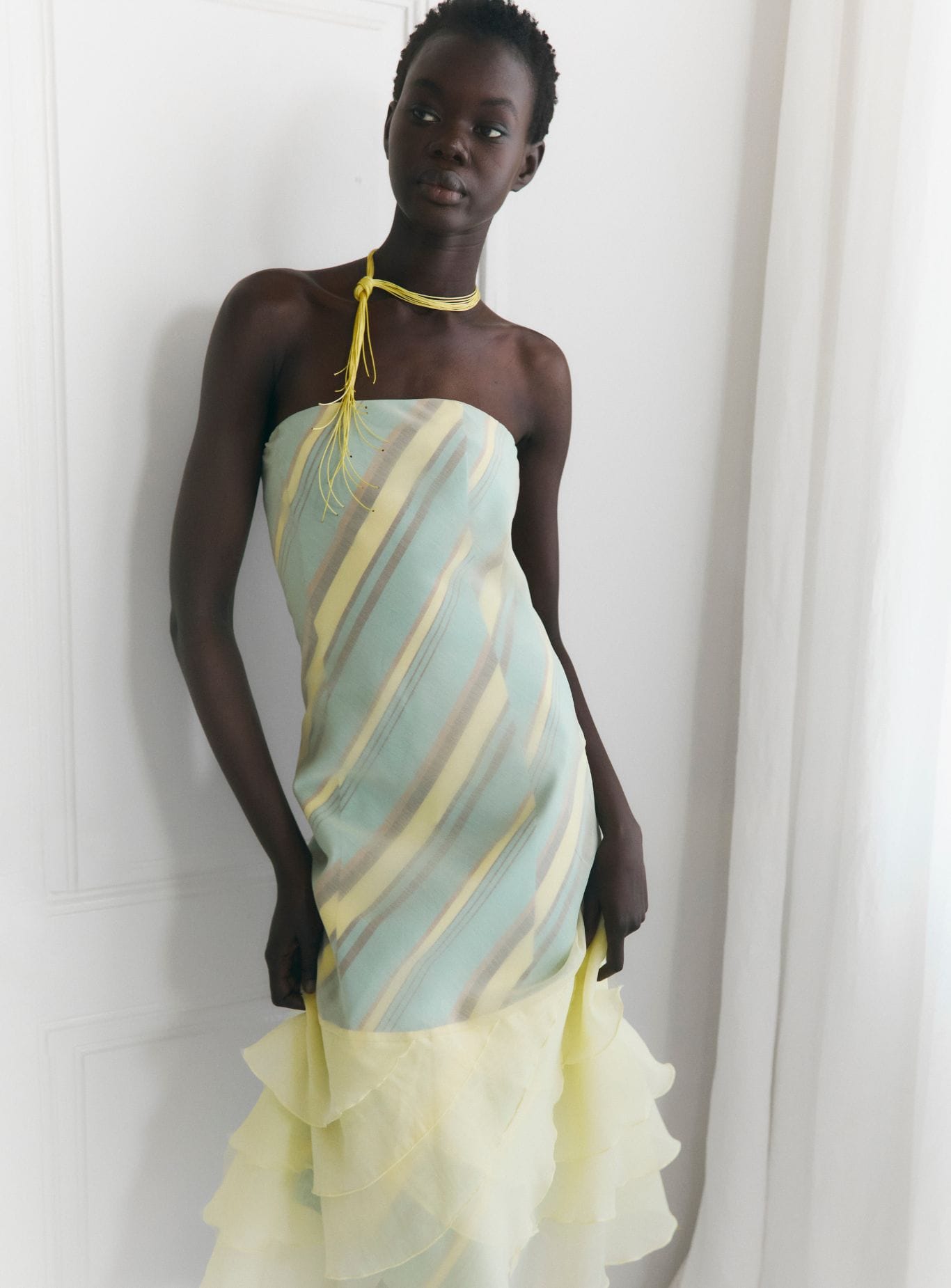 CRETA BUTTER MIDI DRESS