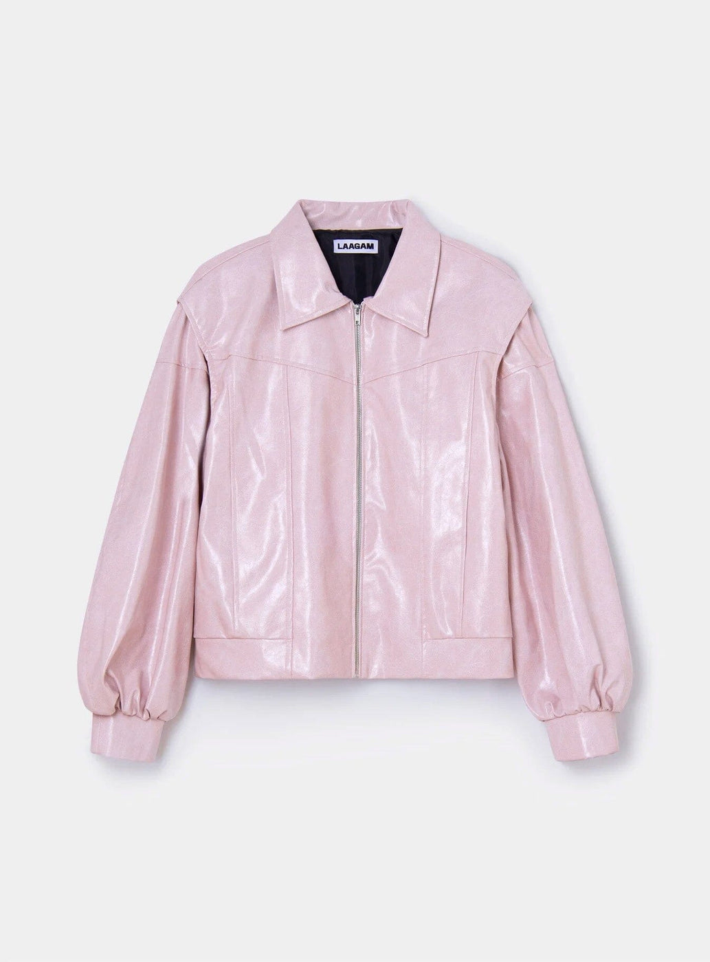 CUPIDO FAUX LEATHER BOMBER JACKET