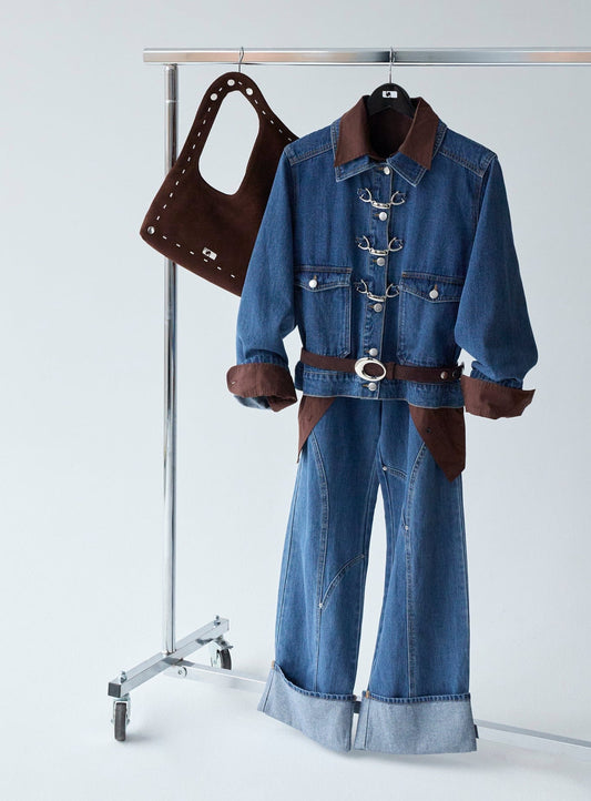 NO BOYFRIEND BROWN SHIRT