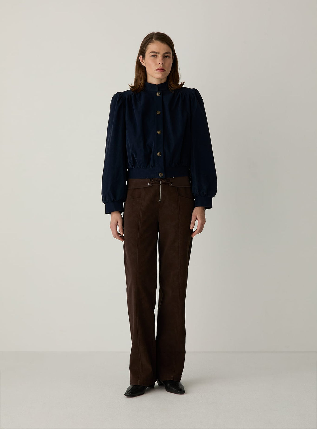 DARCY NAVY BOMBER JACKET