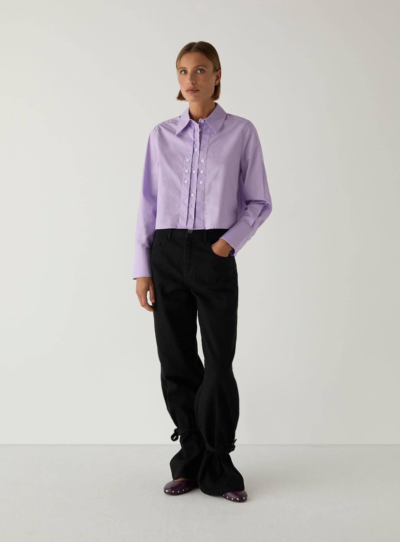 EVANNE LILAC SHIRT