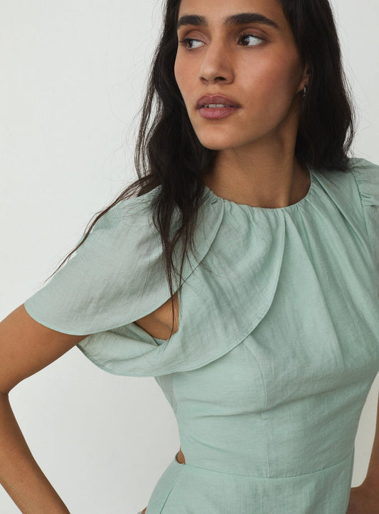 CARINA LIGHT BLUE SHORT DRESS