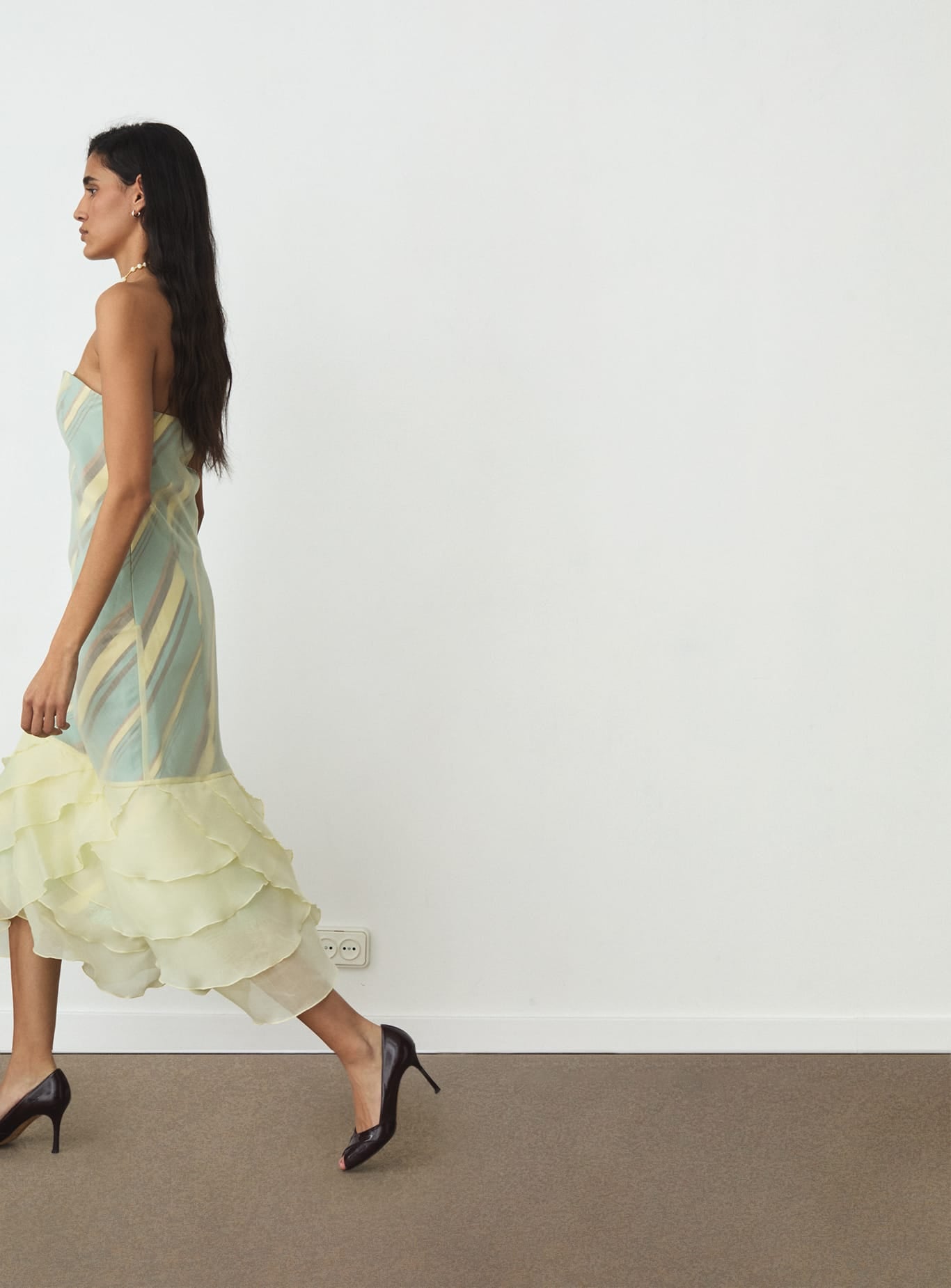 CRETA BUTTER MIDI DRESS