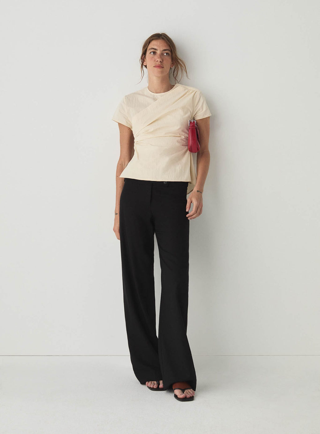 CAMILA BLACK LINEN PANTS