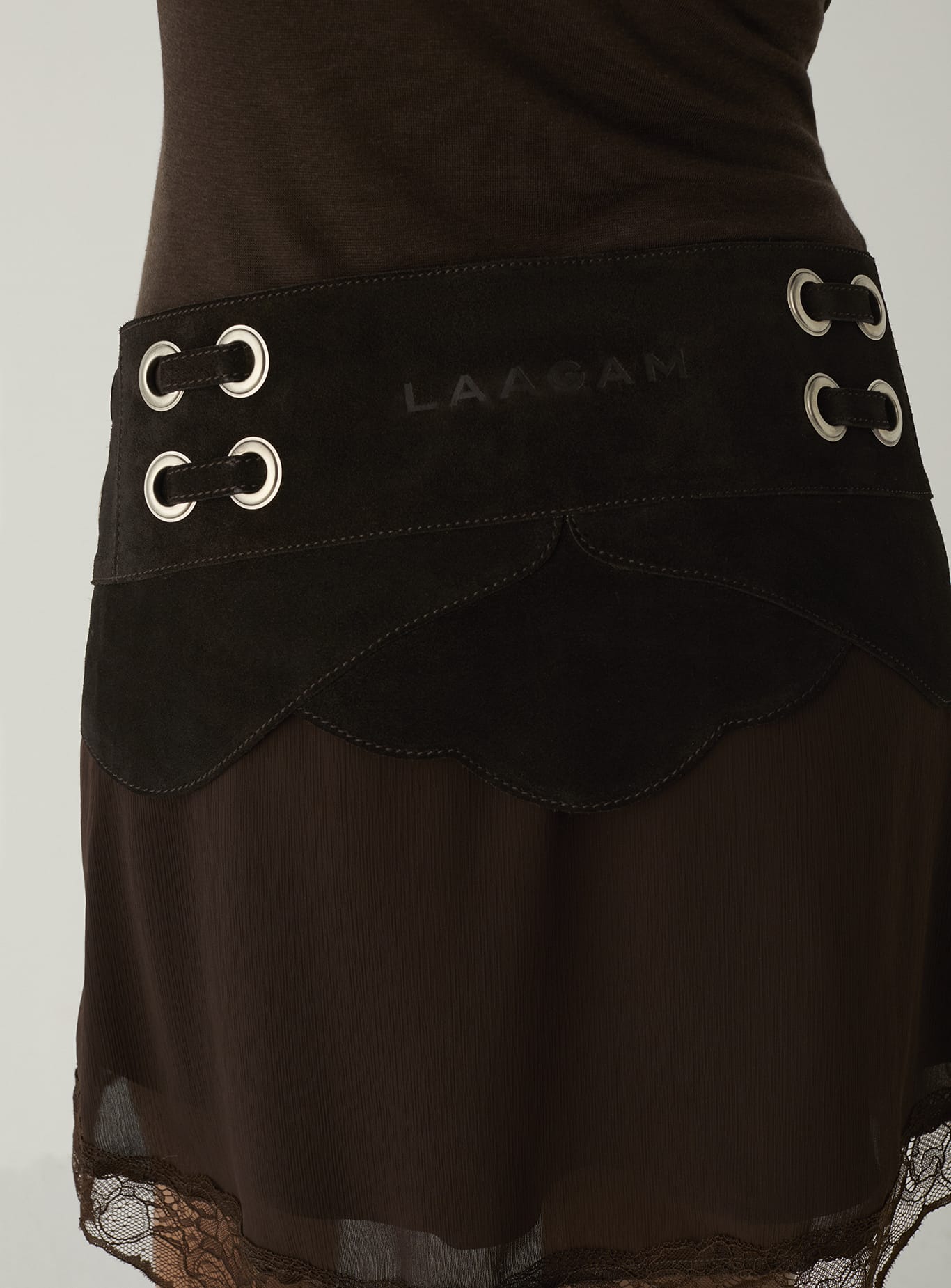 AVERY CHOCOLATE SUEDE BELT