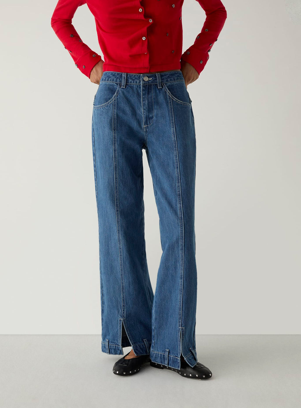 ADREW LIGHT BLUE DENIM JEANS