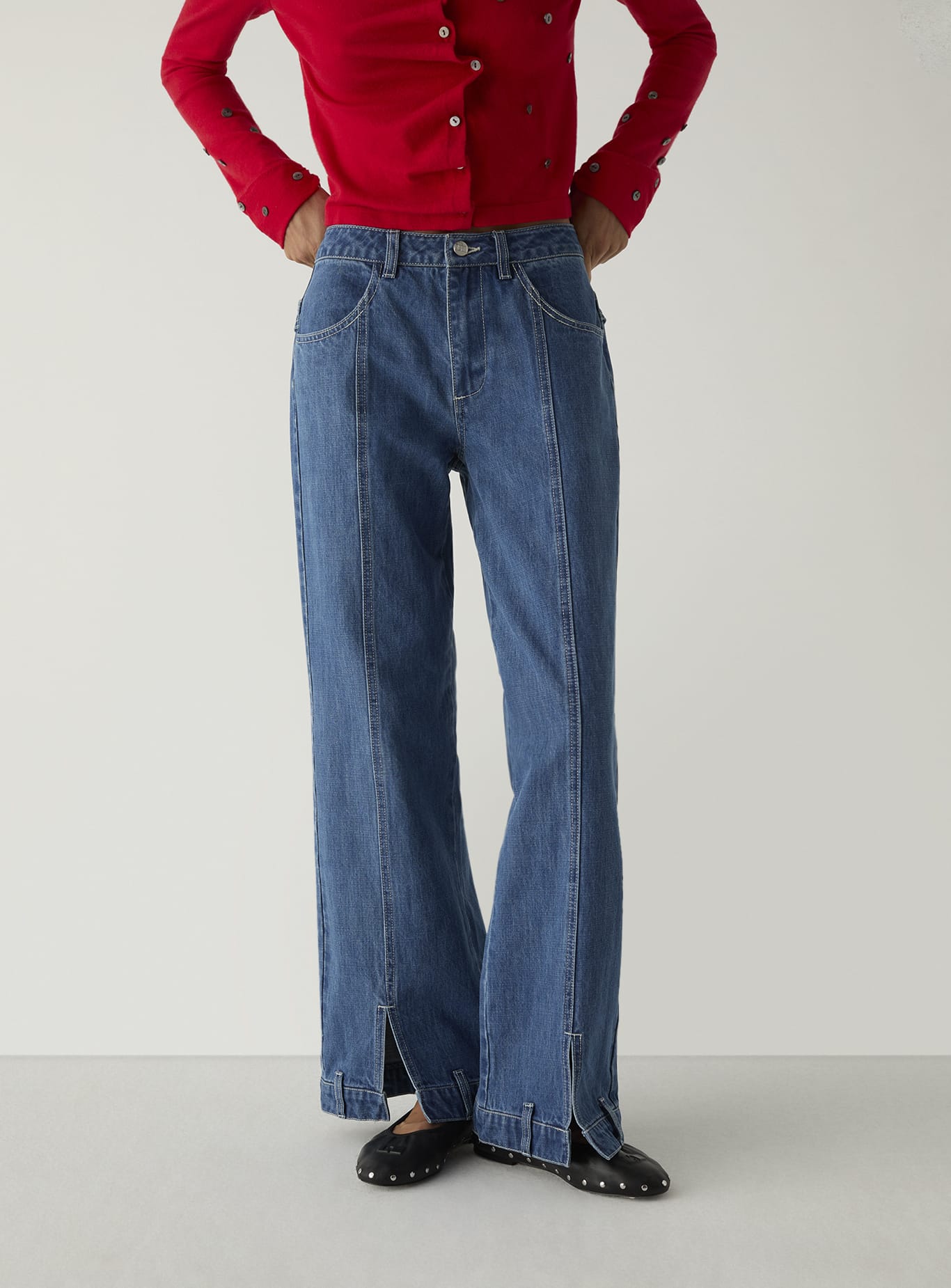 ADREW LIGHT BLUE DENIM JEANS
