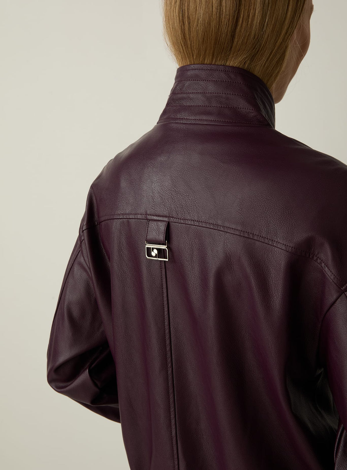QUINN PLUM LONG JACKET