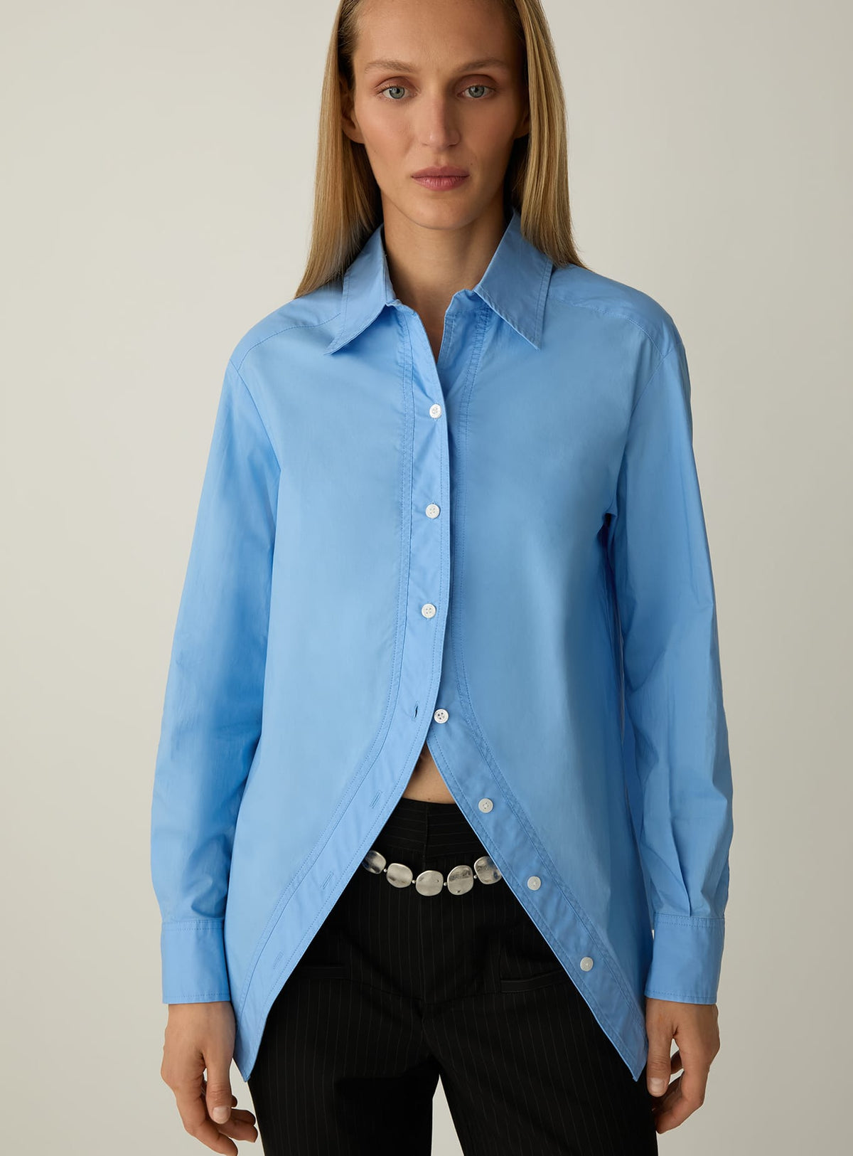 NO BOYFRIEND BLUE SHIRT