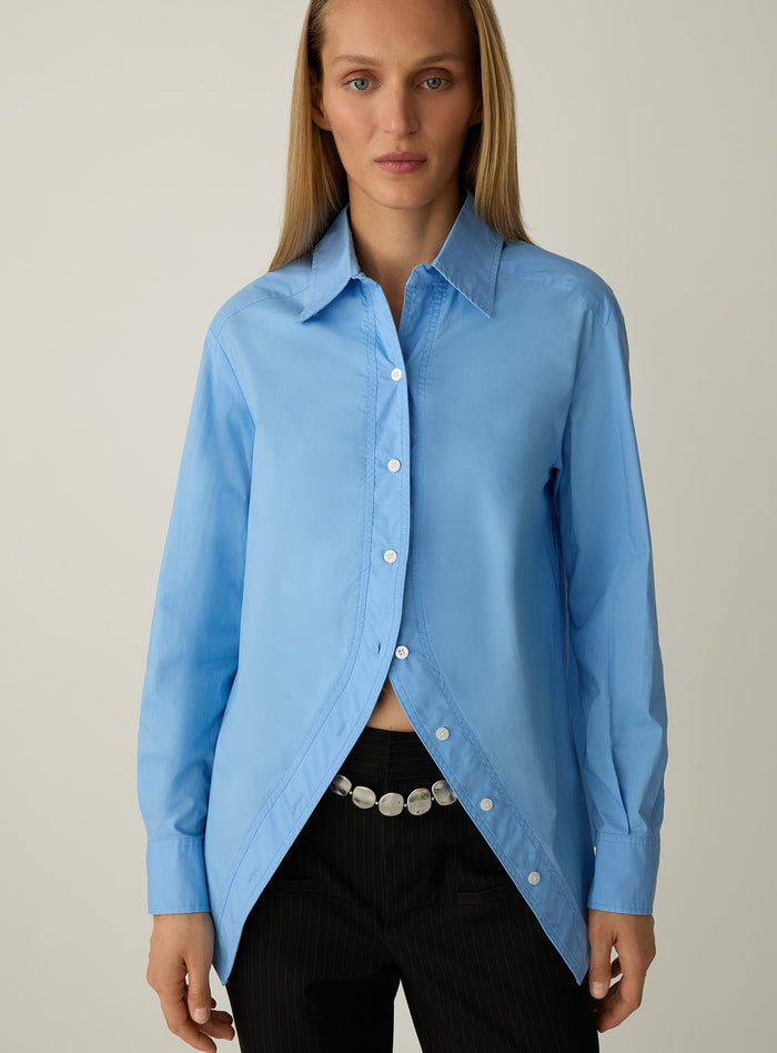 NO BOYFRIEND BLUE SHIRT