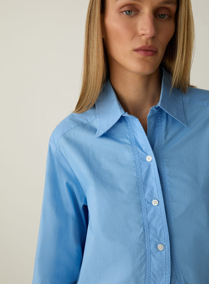 NO BOYFRIEND BLUE SHIRT