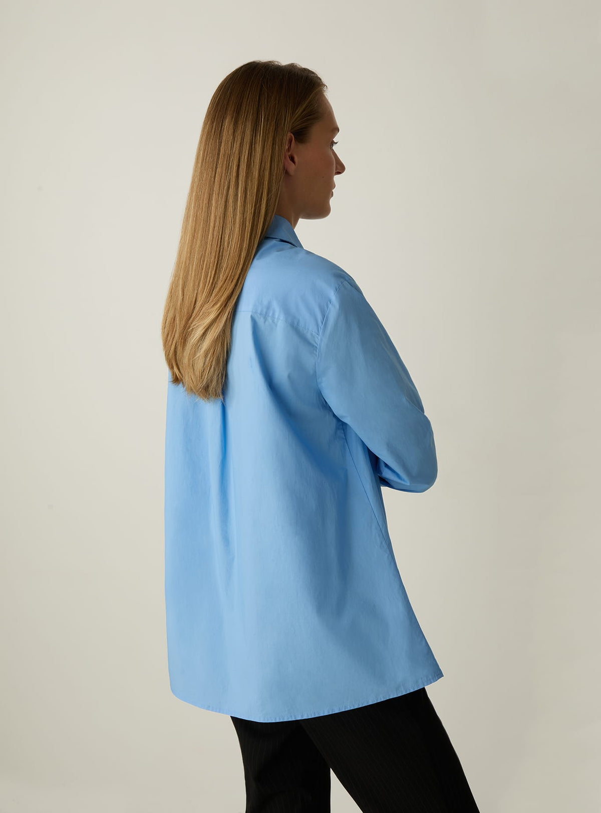 NO BOYFRIEND BLUE SHIRT
