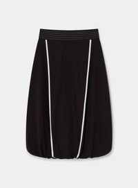 GINGER BLACK MIDI SKIRT