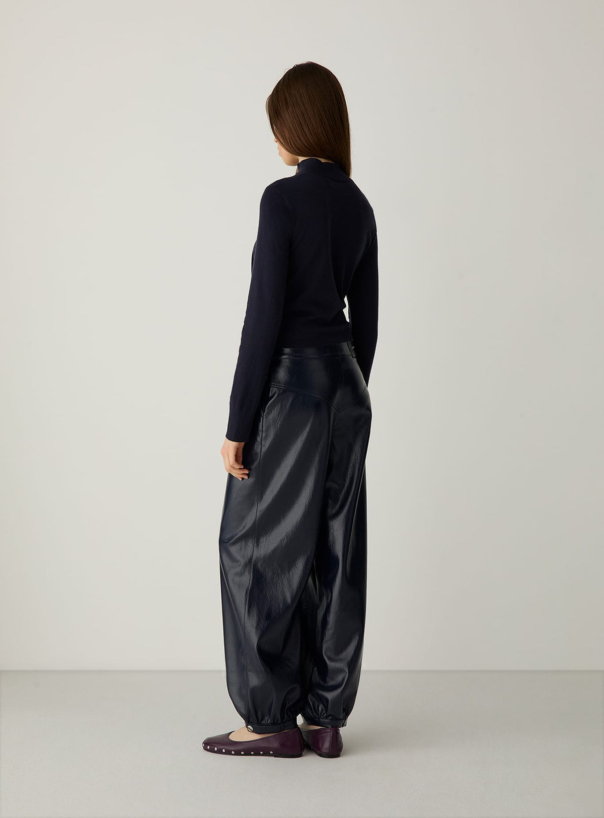 RILEY NAVY BALLOON PANTS
