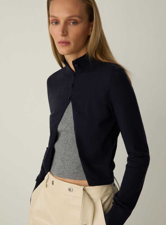 HALSEY NAVY CARDIGAN