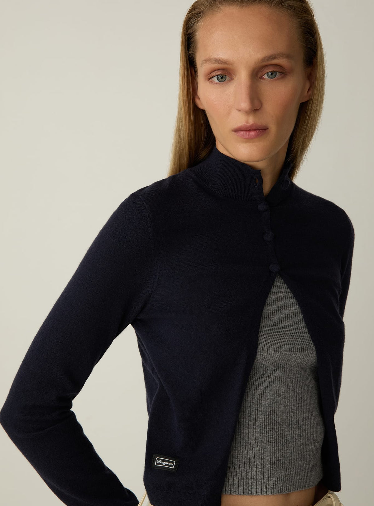 HALSEY NAVY CARDIGAN