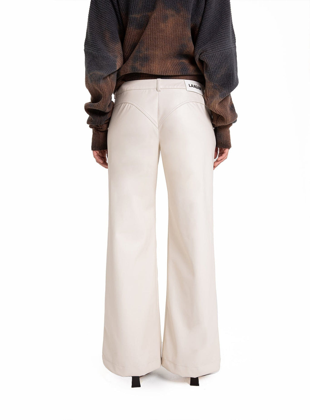 HARLOW WHITE FAUX LEATHER PANTS