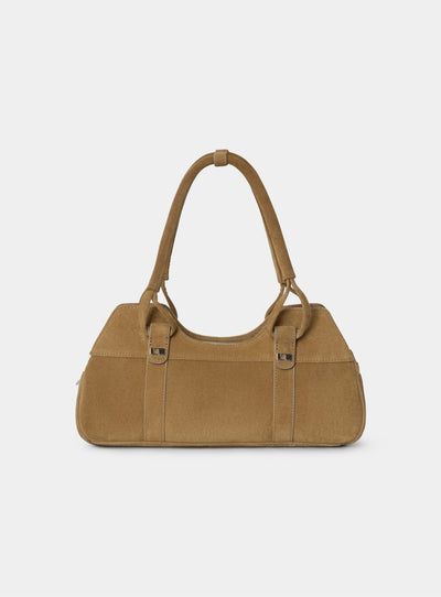 JANE CAMEL SUEDE BAG