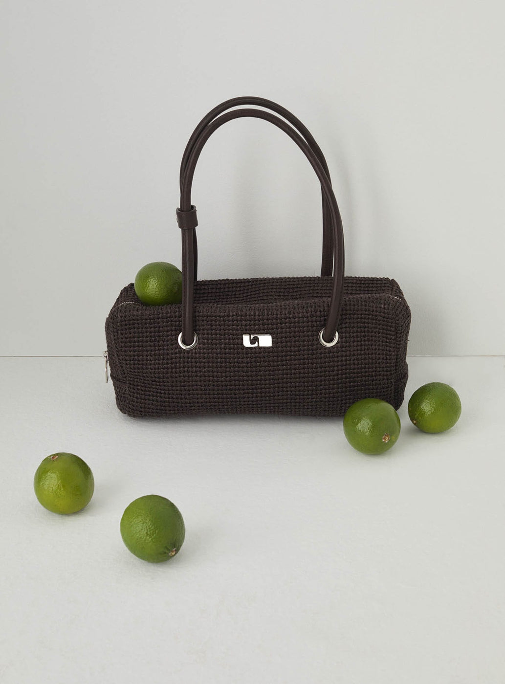 JODIE RAFFIA BROWN BAG