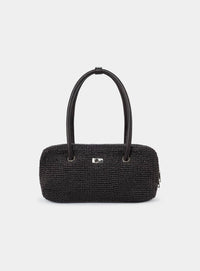 JODIE RAFFIA BROWN BAG