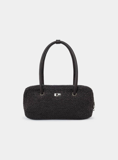 JODIE RAFFIA BROWN BAG