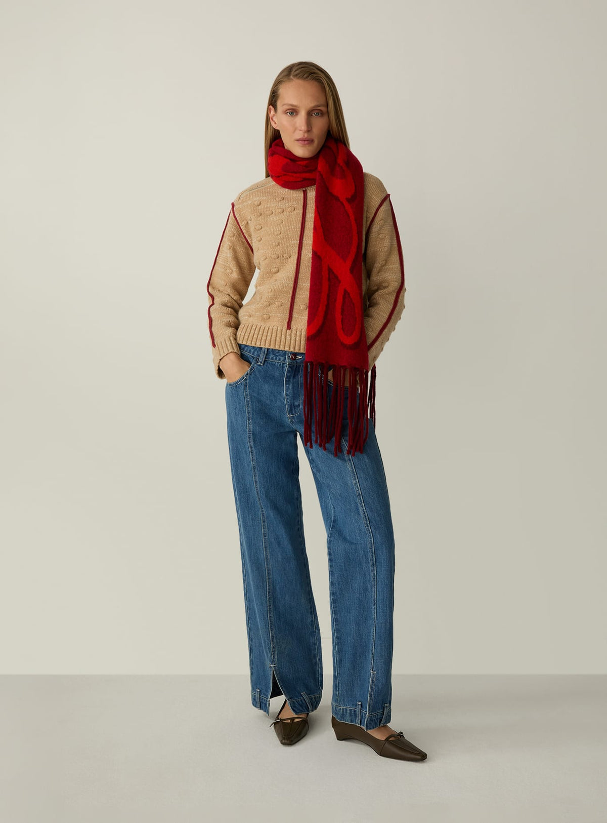 JUNO RED SCARF