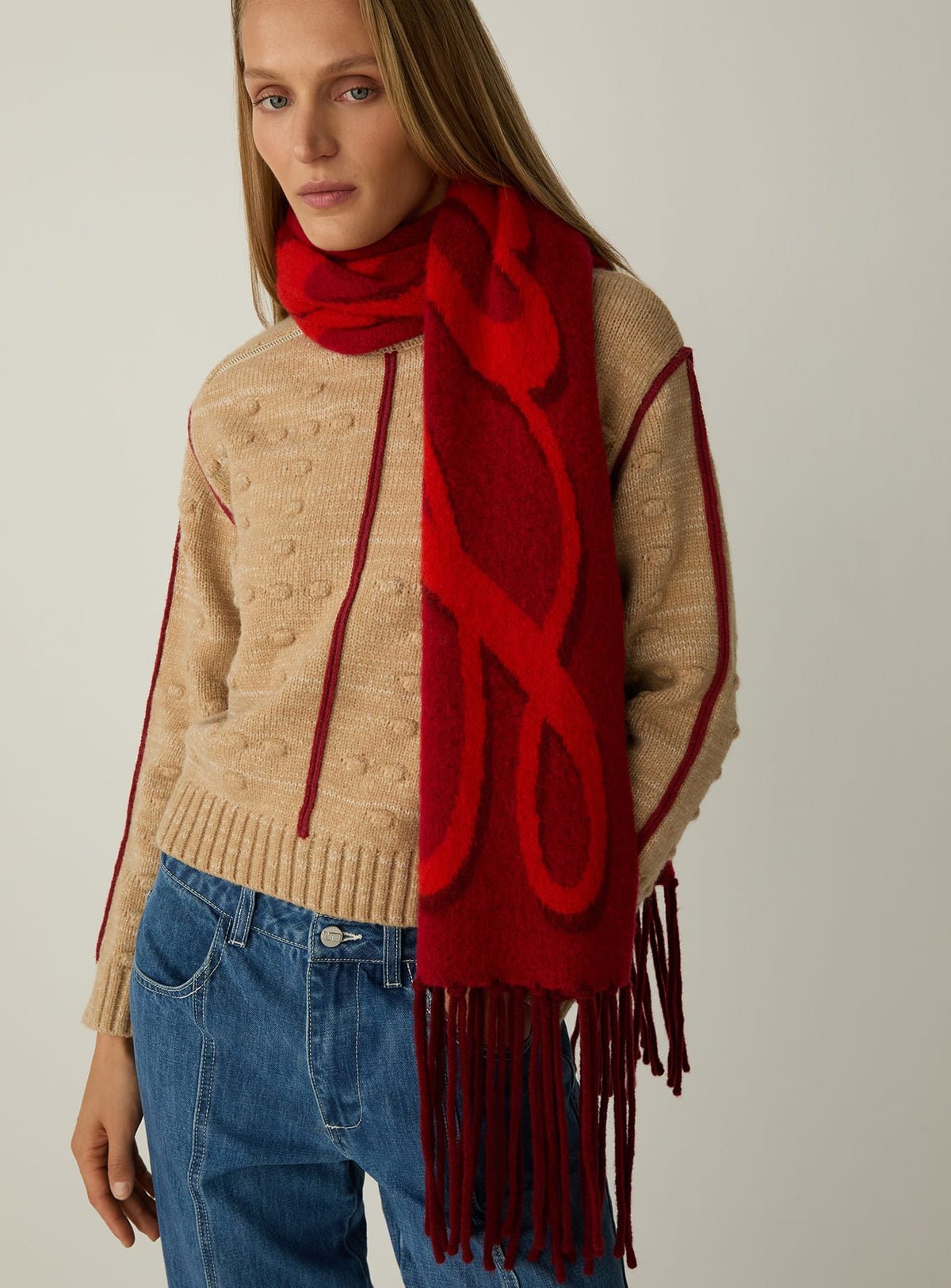 JUNO RED SCARF
