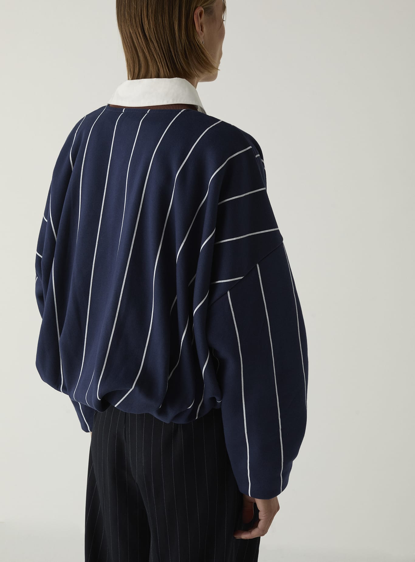 KELLY NAVY STRIPED SWEATSHIRT