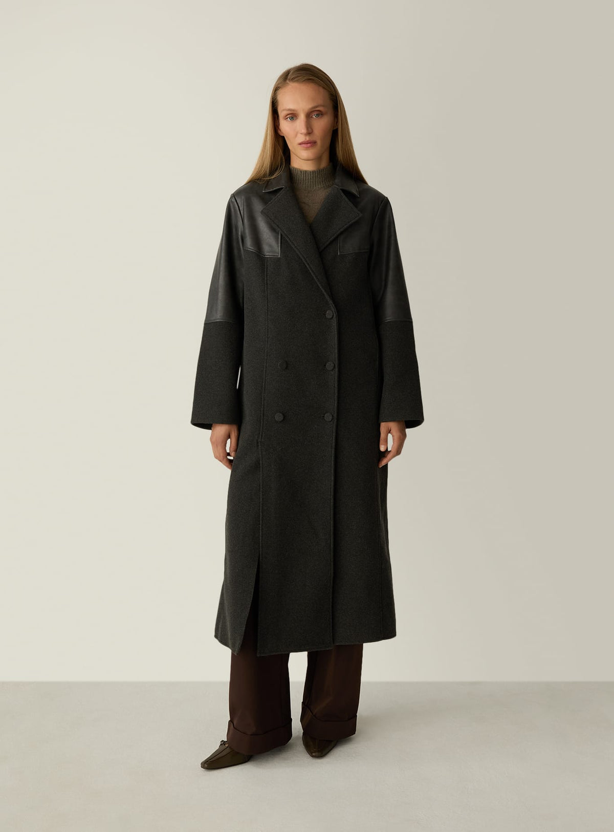 KONGSBERG GREY LONG COAT