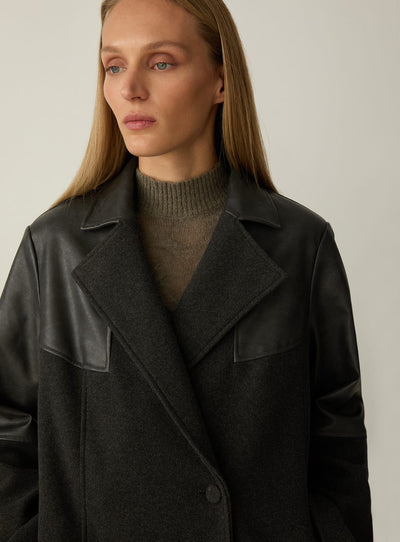 KONGSBERG GREY LONG COAT
