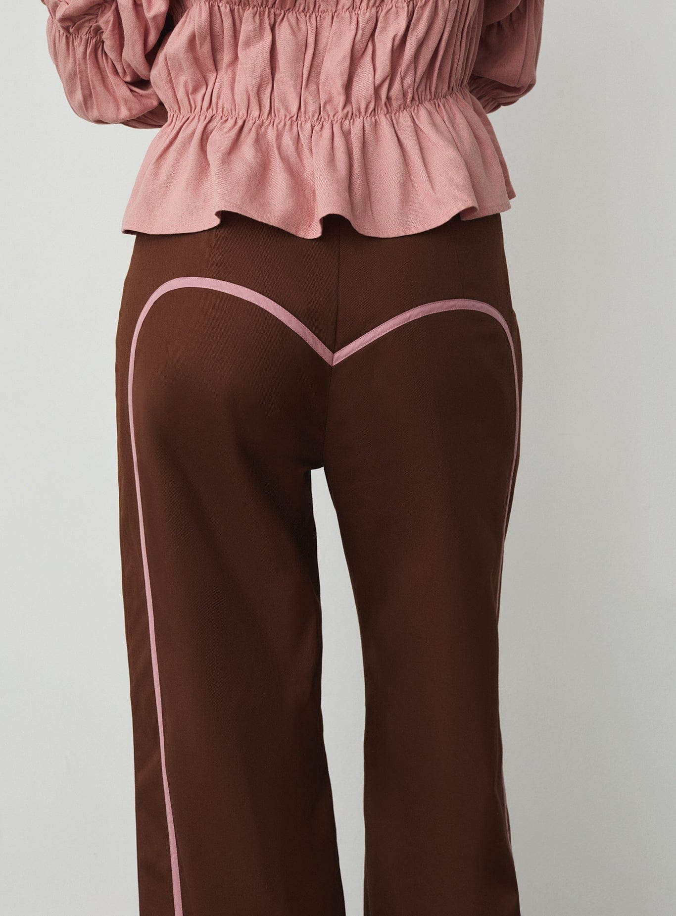 LEXIE BROWN SERGE PANTS
