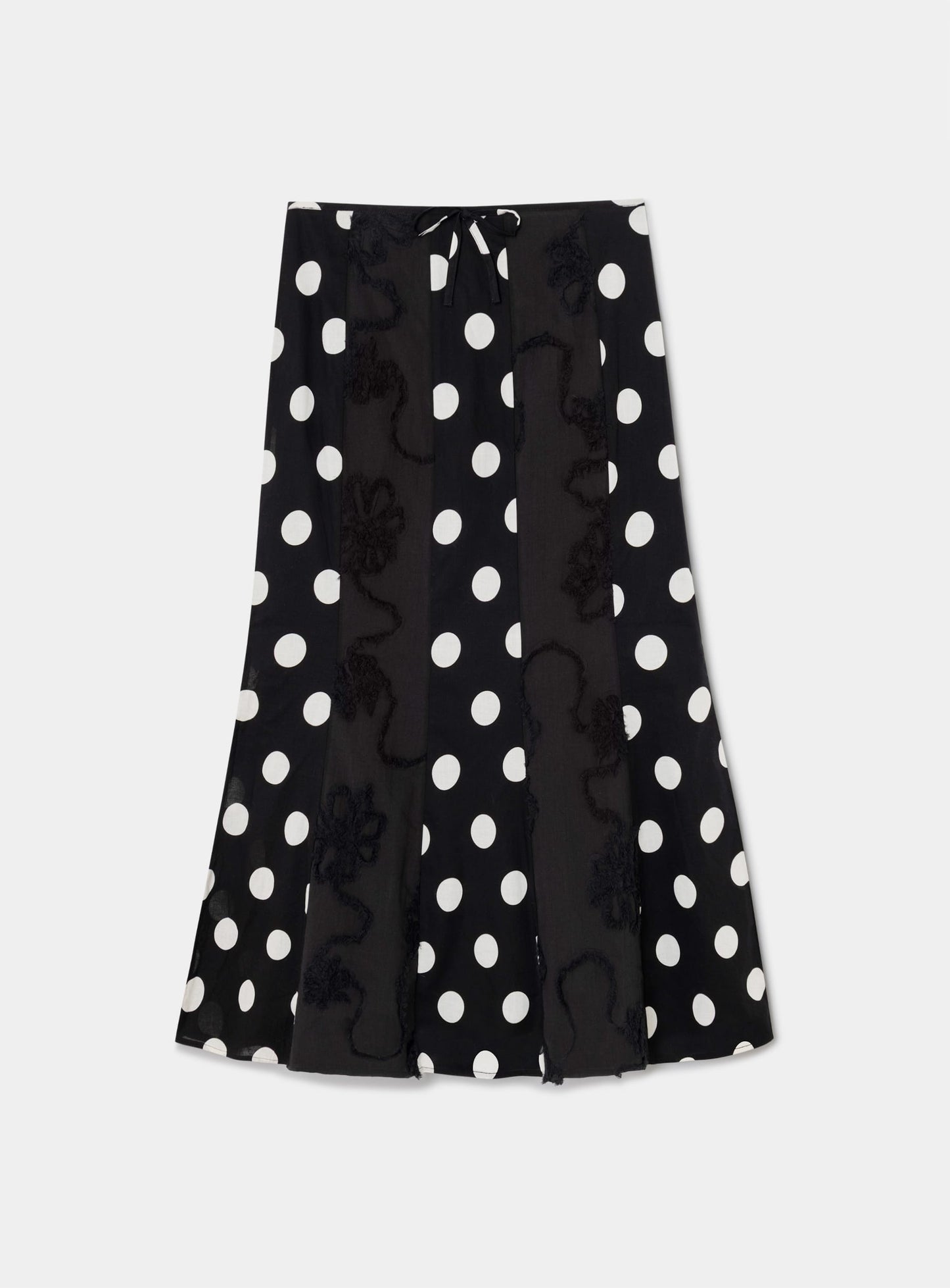 LILA BLACK MIDI SKIRT