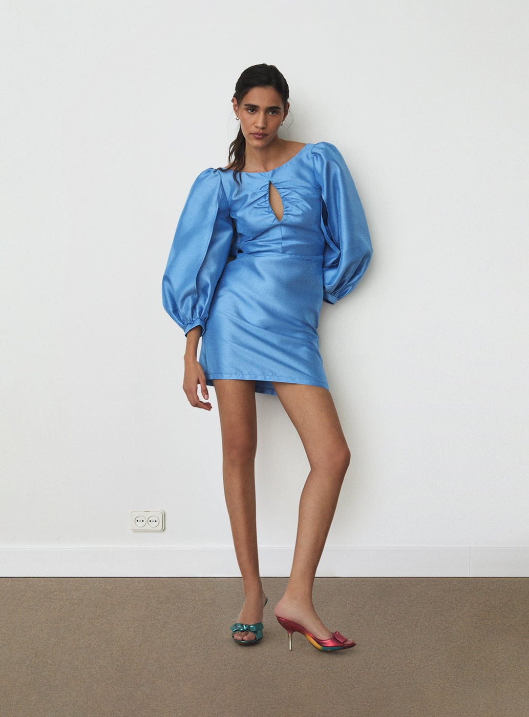 LIZA BLUE SHORT DRESS