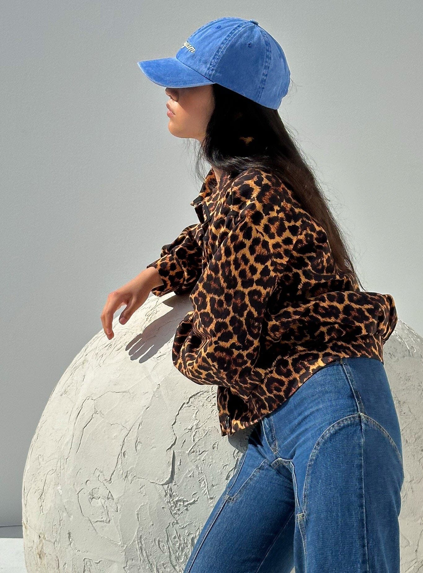 LOGAN LEOPARD BOMBER JACKET