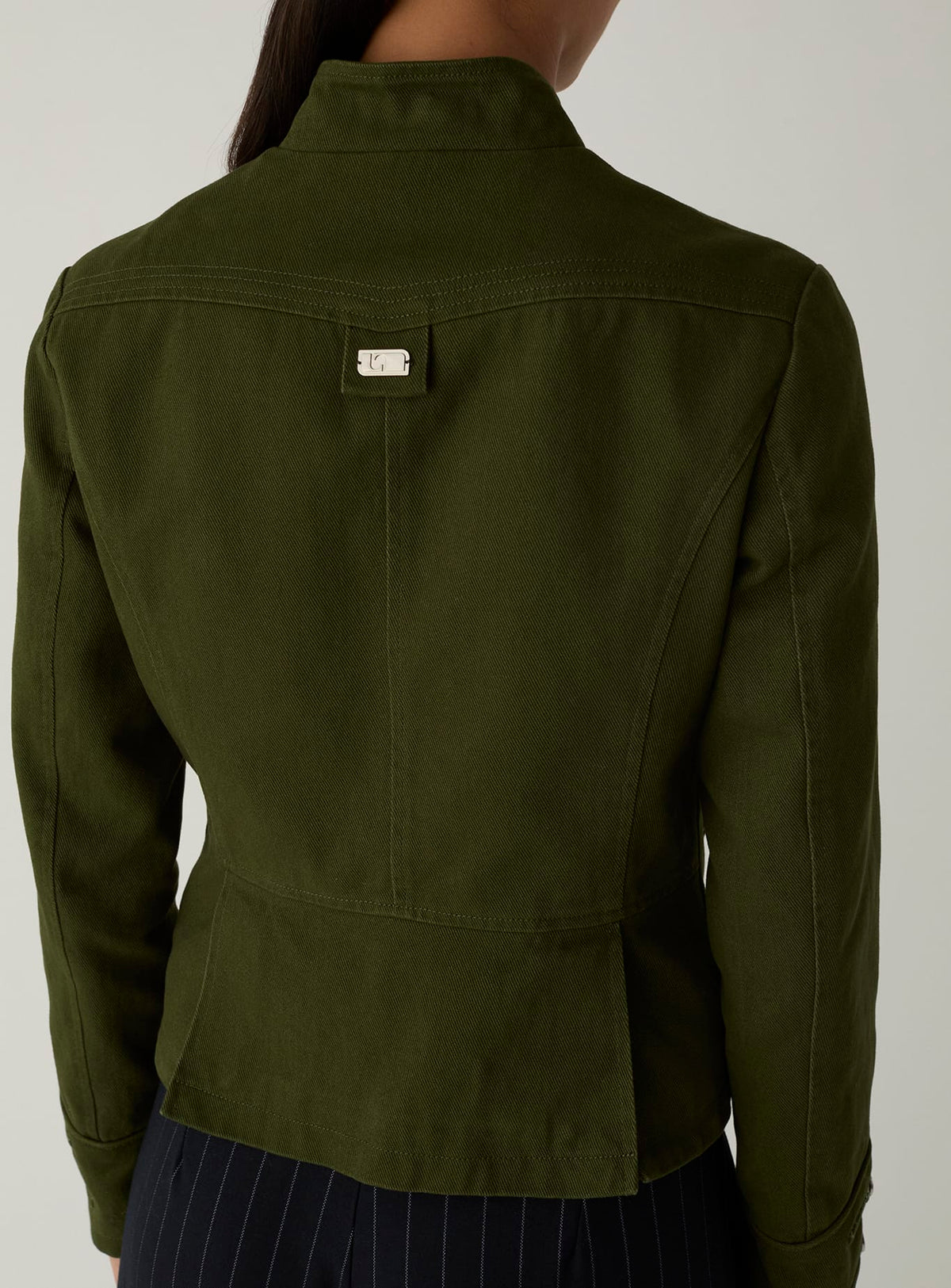 LORETTE KHAKI SERGE JACKET