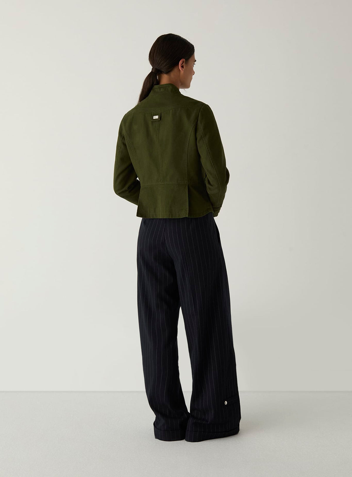 LORETTE KHAKI SERGE JACKET