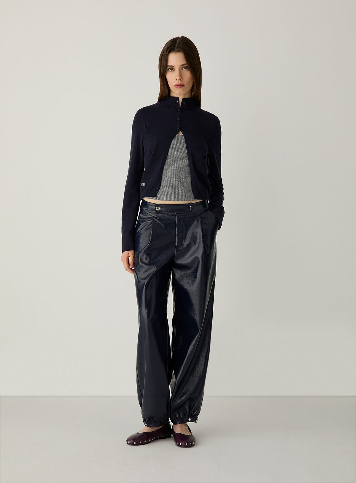 HALSEY NAVY CARDIGAN