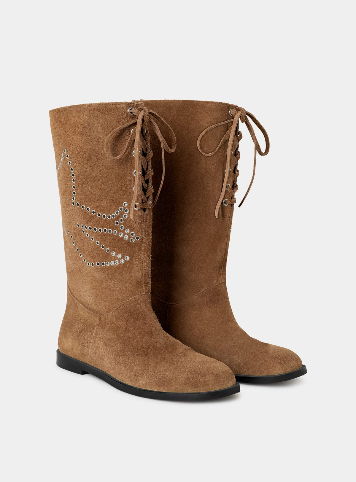 MARLO SUEDE BROWN BOOTS