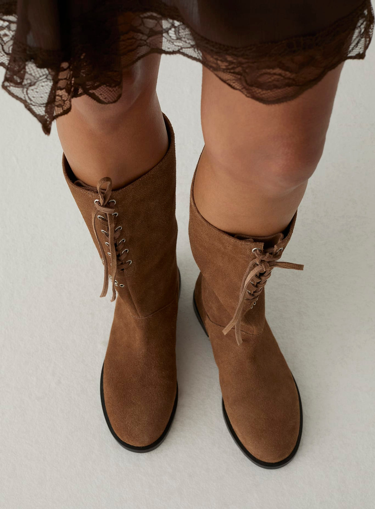 MARLO SUEDE BROWN BOOTS