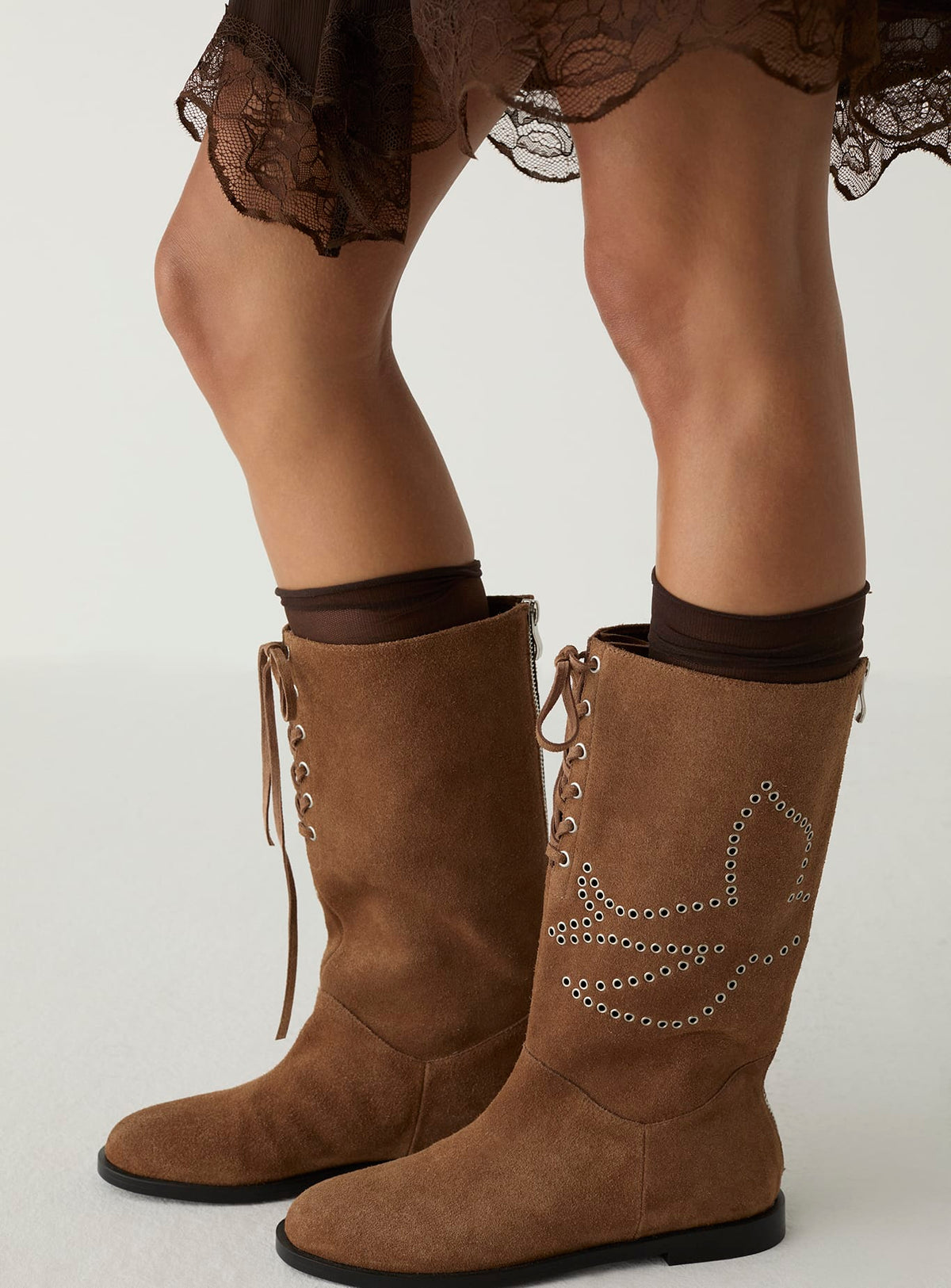 MARLO SUEDE BROWN BOOTS