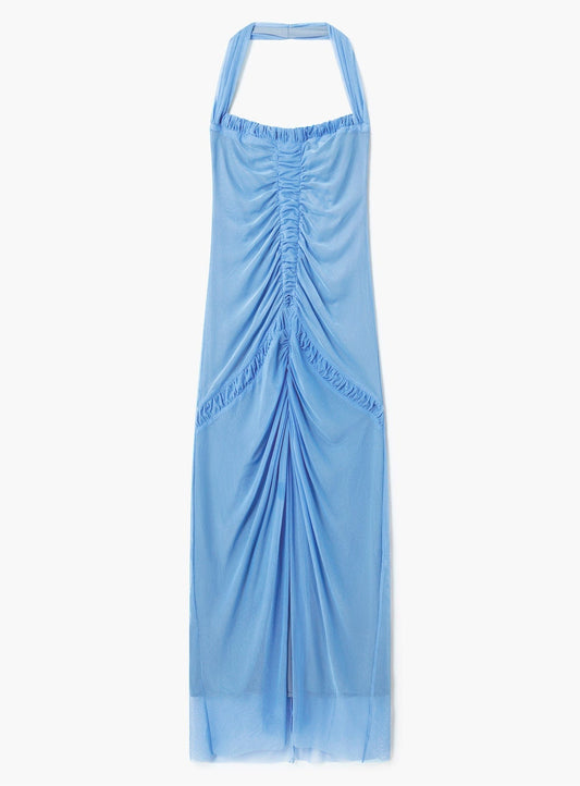 MEGAN BLUE MIDI DRESS
