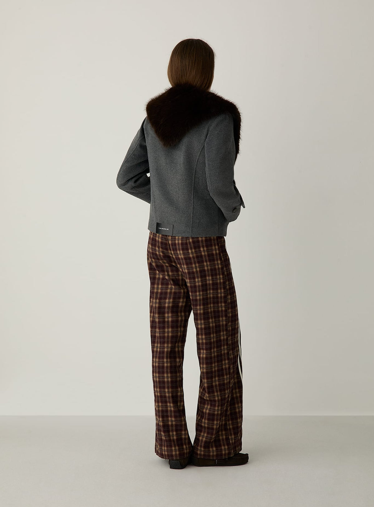 MEGEVE GREY CLOTH JACKET