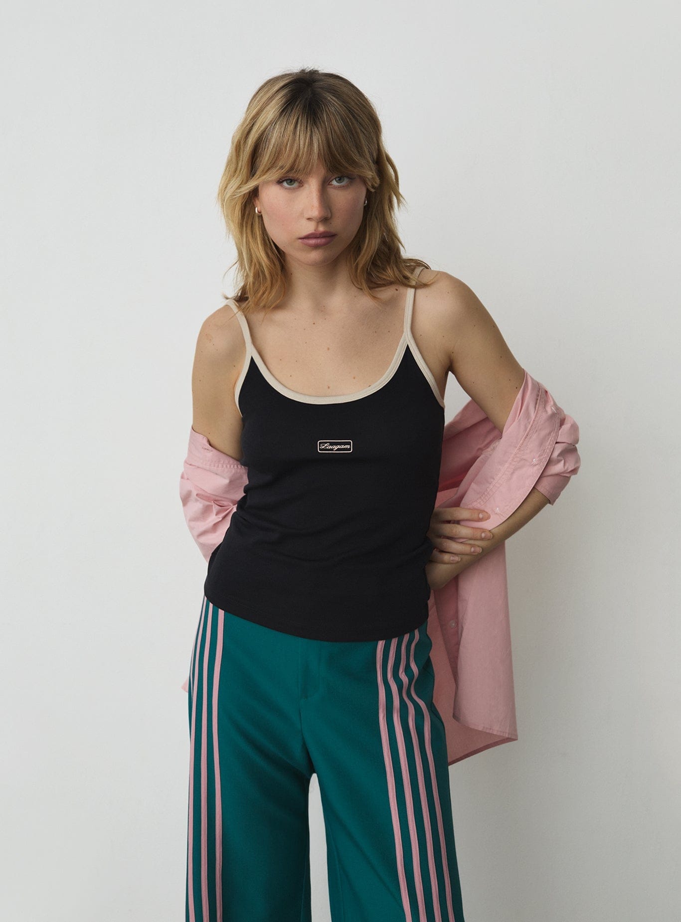 MEMFIS BLACK STRAP TANK TOP