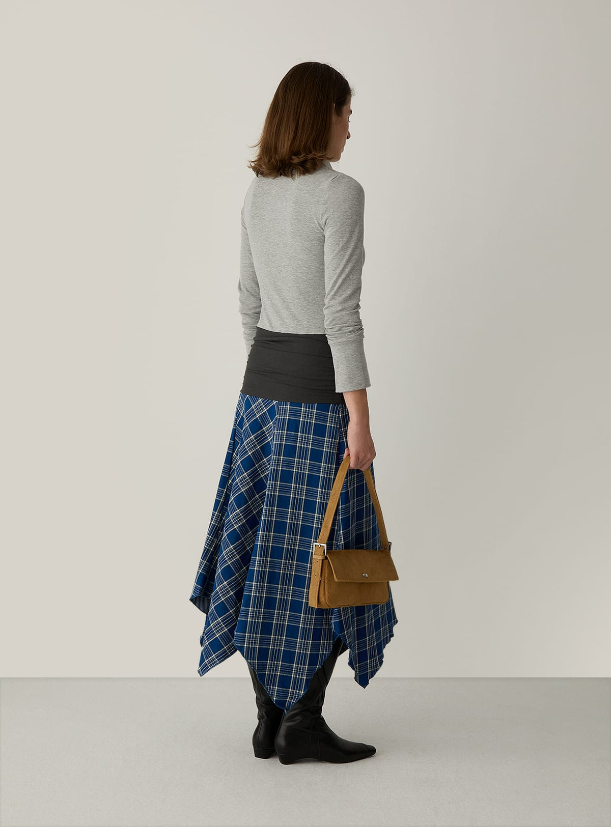 MIRANDA CALF HAIR CAMEL BAG