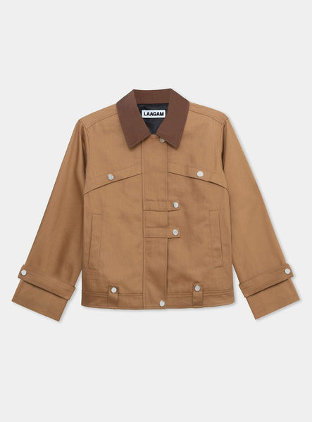 Nexa Serge Camel Jacket | LAAGAM